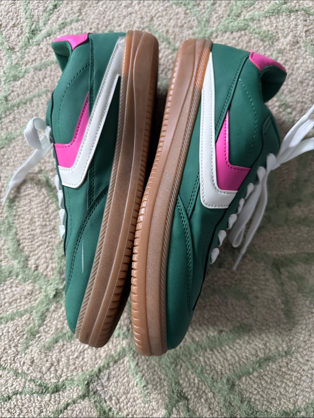 Dolce Vita Sybela green pink and white sneaker trainers 8.5 - Picture 2 of 7